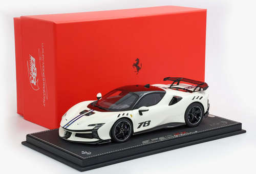 1/18 BBR Ferrari SF90 XX Stradale (Bianco Italia Matte White) Car Model Limited 15 Pieces 1/18 BBR Ferrari SF90 XX Stradale (Bianco Italia Matte White) Car Model Limited 15 Pieces