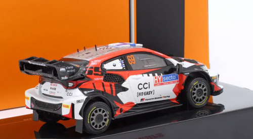 1/43 Ixo 2024 Toyota GR Yaris Rally1 Hybrid #69 Rallye Finland Toyota Gazoo Racing WRT Kalle Rovanperä, Jonne Halttunen Car Model 1/43 Ixo 2024 Toyota GR Yaris Rally1 Hybrid #69 Rallye Finland Toyota Gazoo Racing WRT Kalle Rovanperä, Jonne Halttunen Car Model