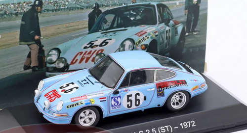 1/43 Dealer Edition 1972 Porsche 911 S 2.5 (ST) #56 (Blue) Car Model 1/43 Dealer Edition 1972 Porsche 911 S 2.5 (ST) #56 (Blue) Car Model