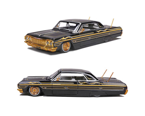 1/24 Maisto 1964 Chevrolet Impala SS Lowrider (Black) Diecast Car Model