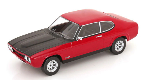 1/18 ModelCarGroup 1973 Ford Capri MK I RS 2600 (Red & Black) Diecast Car Model