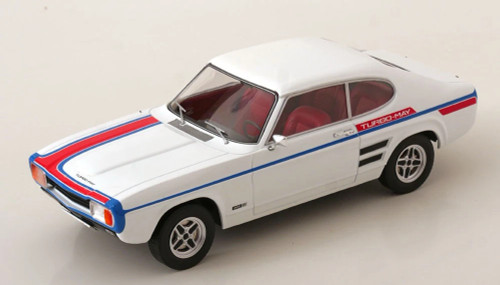 1/18 ModelCarGroup 1970 Ford Capri MK I GT (White) Diecast Car Model
