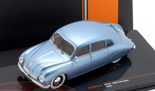 1/43 Ixo 1950 Tatra T600 Tatraplan (Light Blue) Diecast Car Model 1/43 Ixo 1950 Tatra T600 Tatraplan (Light Blue) Diecast Car Model