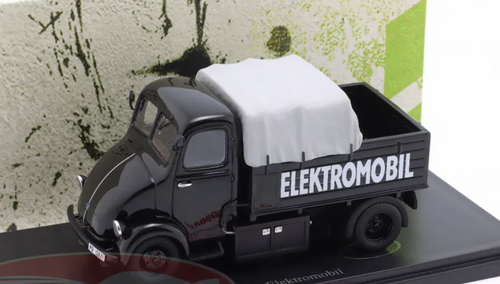 1/43 AutoCult 1944 Skoda Elektromobil (Black) Car Model 1/43 AutoCult 1944 Skoda Elektromobil (Black) Car Model