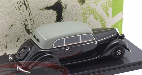 1/43 AutoCult 1938 Mercedes-Benz 400 V (W147) Prototype (Black) Car Model 1/43 AutoCult 1938 Mercedes-Benz 400 V (W147) Prototype (Black) Car Model