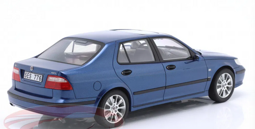 1/18 Cult Scale Models 1998 Saab 9-5 Turbo Aero (Blue Metallic) Diecast Car Model