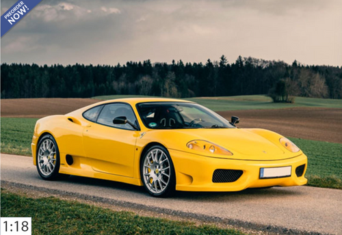 1/18 BBR Ferrari 360 Challenge Stradale (Modena Yellow) Car Model Limited 12 Pieces 1/18 BBR Ferrari 360 Challenge Stradale (Modena Yellow) Car Model Limited 12 Pieces