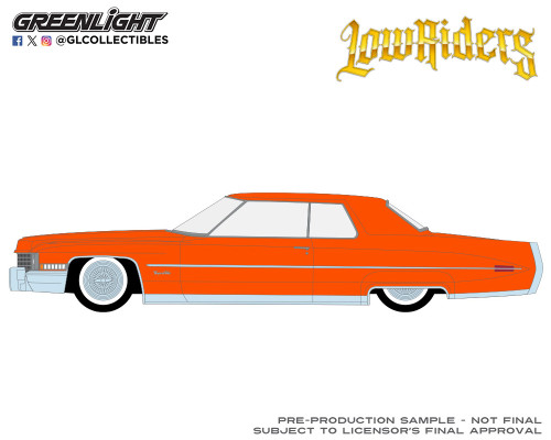 1959 Cadillac Coupe DeVille Red 1/24 Diecast Model Car by Jada