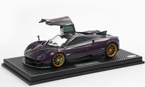1/18 BBR Pagani Huayra Dinastia Yazi (Carbon Purple) Diecast Car Model 1/18 BBR Pagani Huayra Dinastia Yazi (Carbon Purple) Diecast Car Model