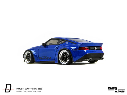 1/64 D Model Nissan Z Pandem (Blue) Diecast Car Model