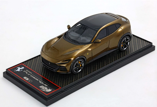 1/43 BBR 2023 Ferrari Purosangue (Volterra Green with Panoramic Roof) Car Model Limited 32 Pieces