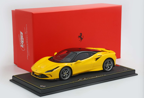 1/18 BBR Ferrari F8 Tributo (Modena Yellow) Car Model Limited 24 Pieces 1/18 BBR Ferrari F8 Tributo (Modena Yellow) Car Model Limited 24 Pieces
