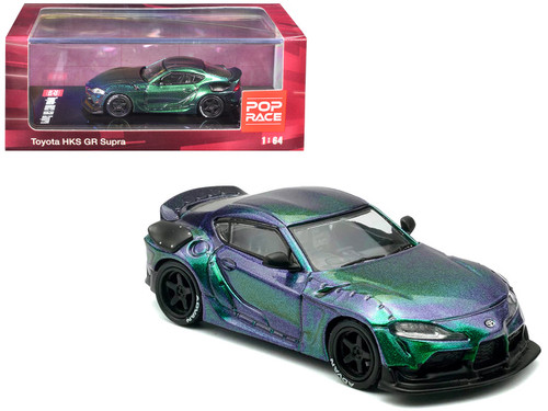 Toyota HKS GR Supra RHD (Right Hand Drive) Magic Purple Metallic 1/64 Diecast Model Car by Pop Race Toyota HKS GR Supra RHD (Right Hand Drive) Magic Purple Metallic 1/64 Diecast Model Car by Pop Race
