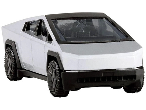 Tesla Cybertruck Pickup Truck Brushed Metal 1/75 Diecast Model Car by Tomica Tesla Cybertruck Pickup Truck Brushed Metal 1/75 Diecast Model Car by Tomica