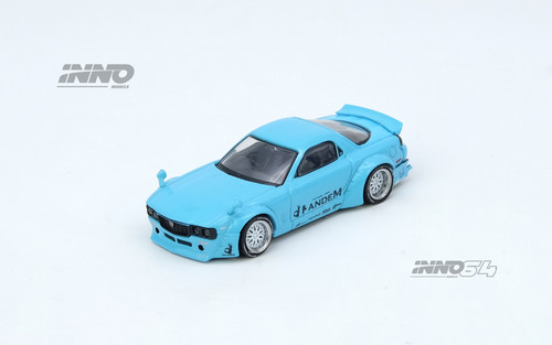 1/64 Inno Pandem Rocket Bunny Mazda RX-7 RX7 (FD3S) (Tiffany Blue) Car Model 1/64 Inno Pandem Rocket Bunny Mazda RX-7 RX7 (FD3S) (Tiffany Blue) Car Model