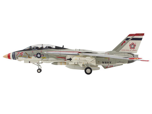 Grumman F-14A Tomcat Fighter Aircraft "Bicentennial Scheme VF-124" (1976) United States Navy "Air Power Series" 1/72 Diecast Model by Hobby Master Grumman F-14A Tomcat Fighter Aircraft "Bicentennial Scheme VF-124" (1976) United States Navy "Air Power Series" 1/72 Diecast Model by Hobby Master