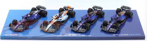 1/43 Minichamps 4-Car Set 2023 Formula 1 Alex Albon Williams FW45 #23 Car Models 1/43 Minichamps 4-Car Set 2023 Formula 1 Alex Albon Williams FW45 #23 Car Models