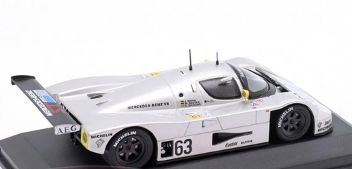1/43 Altaya 1989 Sauber-Mercedes C9 #63 Winner 24h LeMans Team Sauber Mercedes Jochen Mass,Manuel Reuter, Stanley Dickens Car Model 1/43 Altaya 1989 Sauber-Mercedes C9 #63 Winner 24h LeMans Team Sauber Mercedes Jochen Mass,Manuel Reuter, Stanley Dickens Car Model