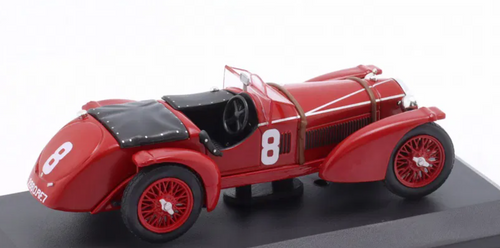 1/43 Altaya 1932 Alfa Romeo 8C #8 winner 24h LeMans Raymond Sommer, Luigi Chinetti Car Model 1/43 Altaya 1932 Alfa Romeo 8C #8 winner 24h LeMans Raymond Sommer, Luigi Chinetti Car Model