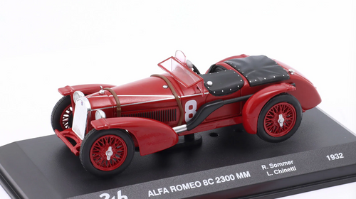 1/43 Altaya 1932 Alfa Romeo 8C #8 winner 24h LeMans Raymond Sommer, Luigi Chinetti Car Model 1/43 Altaya 1932 Alfa Romeo 8C #8 winner 24h LeMans Raymond Sommer, Luigi Chinetti Car Model