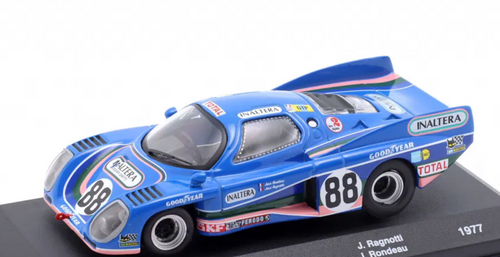 1/43 Altaya 1977 Inaltera LM77 #88 Winner GTP 24h LeMans Jean Ragnotti, Jean Rondeau Car Model 1/43 Altaya 1977 Inaltera LM77 #88 Winner GTP 24h LeMans Jean Ragnotti, Jean Rondeau Car Model