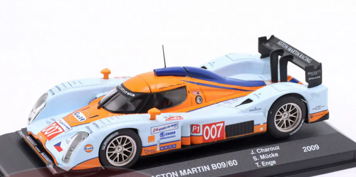 1/43 Altaya 2009 Lola Aston Martin B09/60 #007 4th 24h LeMans AMR Eastern Europe Tomáš Enge, Stefan Mücke, Jan Charouz Car Model 1/43 Altaya 2009 Lola Aston Martin B09/60 #007 4th 24h LeMans AMR Eastern Europe Tomáš Enge, Stefan Mücke, Jan Charouz Car Model
