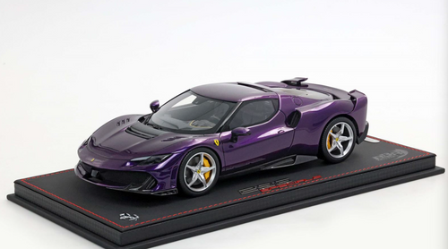 1/18 BBR Ferrari 296 Speciale (Viola Hong Kong Purple) Car Model Limited 36 Pieces