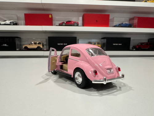 1/32 Kinsmart 1967 Volkswagen Beetle Pastel Solid Colors 5″ (Pink) Diecast Car Model (new no retail box) 1/32 Kinsmart 1967 Volkswagen Beetle Pastel Solid Colors 5″ (Pink) Diecast Car Model (new no retail box)