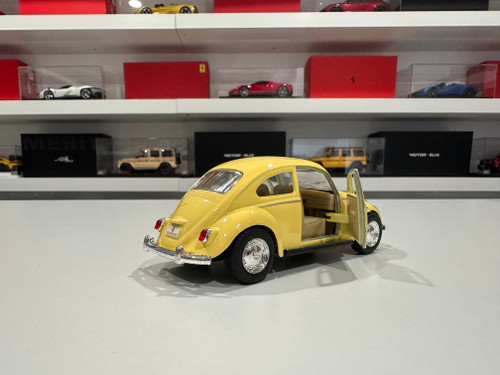 1/32 Kinsmart 1967 Volkswagen Beetle Pastel Solid Colors 5″ (Yellow) Diecast Car Model (new no retail box) 1/32 Kinsmart 1967 Volkswagen Beetle Pastel Solid Colors 5″ (Yellow) Diecast Car Model (new no retail box)