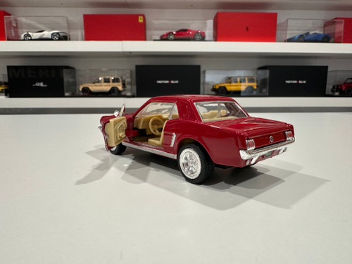 1/36 Kinsmart 1964 1/2 Mustang Hard Top 4.6″ (Red) Diecast Car Model (new no retail box) 1/36 Kinsmart 1964 1/2 Mustang Hard Top 4.6″ (Red) Diecast Car Model (new no retail box)