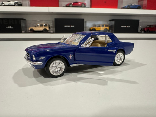 1/36 Kinsmart 1964 1/2 Mustang Hard Top 4.6″ (Blue) Diecast Car Model (new no retail box) 1/36 Kinsmart 1964 1/2 Mustang Hard Top 4.6″ (Blue) Diecast Car Model (new no retail box)