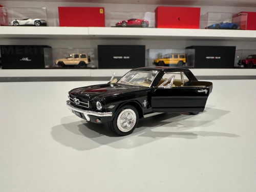 1/36 Kinsmart 1964 1/2 Mustang Hard Top 4.6″ (Black) Diecast Car Model (new no retail box) 1/36 Kinsmart 1964 1/2 Mustang Hard Top 4.6″ (Black) Diecast Car Model (new no retail box)