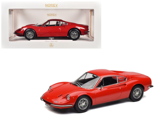 1968 Dino 246 GT Red 1/18 Diecast Model Car by Norev 1968 Dino 246 GT Red 1/18 Diecast Model Car by Norev