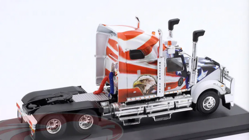 1/43 Hachette 2015 Western Star 4900 Truck American Eagle Diecast Car Model