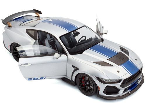 1/18 Solido 2025 Ford Mustang Shelby Super Snake (Grey) Diecast Car Model