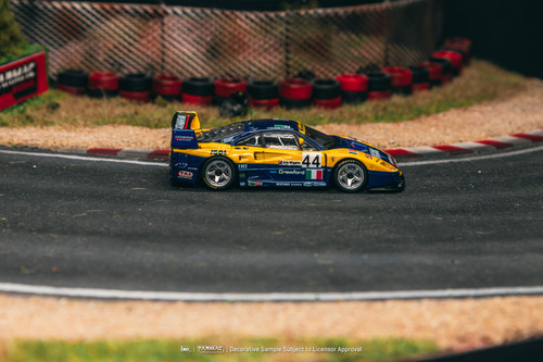 1/64 Tarmac Works 1996 Ferrari F40 GT3 24H of Le Mans Luciano Della Noce, Anders Olofsson, Carl Rosenblad Diecast Car Model 1/64 Tarmac Works 1996 Ferrari F40 GT3 24H of Le Mans Luciano Della Noce, Anders Olofsson, Carl Rosenblad Diecast Car Model