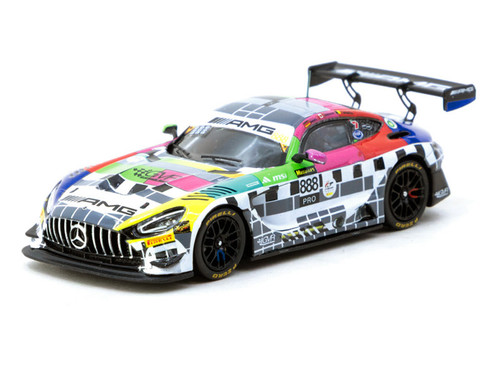1/64 Tarmac Works 2025 Mercedes-AMG GT3 Bathurst 12h GruppeM Racing Maro Engel, Mikaël Grenier, Maxime Martin Diecast Car Model