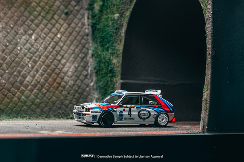 1/64 Tarmac Works 1992 Lancia Delta HF Integrale Monte Carlo Rally Winner Didier Auriol, Bernard Occelli Diecast Car Model 1/64 Tarmac Works 1992 Lancia Delta HF Integrale Monte Carlo Rally Winner Didier Auriol, Bernard Occelli Diecast Car Model