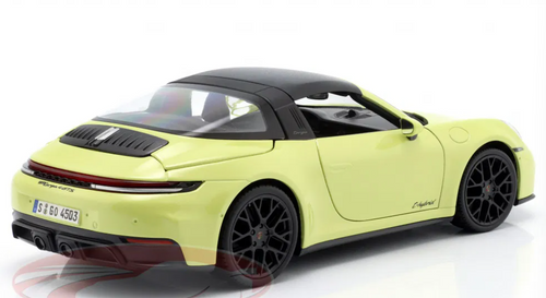 1/18 Maisto 2025 Porsche 911 (992.2) Targa 4 GTS (Light Yellow) Diecast Car Model 1/18 Maisto 2025 Porsche 911 (992.2) Targa 4 GTS (Light Yellow) Diecast Car Model