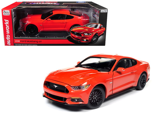 1/18 Auto World 2016 Ford Mustang GT 5.0 Coupe Competition Orange ...