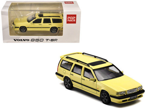 Volvo 850 T-5R Estate Wagon Cream Yellow 1/64 Diecast Model Car by Pop Race Volvo 850 T-5R Estate Wagon Cream Yellow 1/64 Diecast Model Car by Pop Race