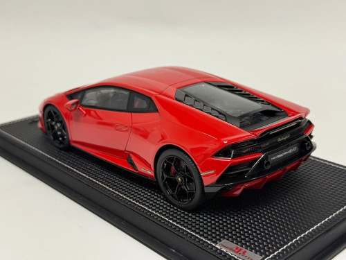 1/18 MR Collection Lamborghini Huracan Evo Coupe (Red) Car Model ONE OFF 1/18 MR Collection Lamborghini Huracan Evo Coupe (Red) Car Model ONE OFF