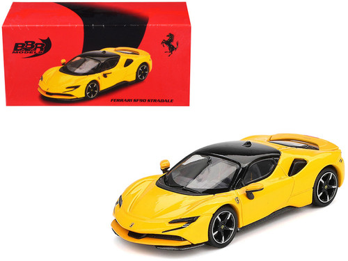1/64 BBR Ferrari SF90 (Giallo Modena Yellow) Diecast Car Model