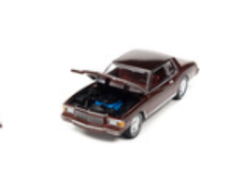 NO BOX UNUSED 1/64 Auto World 1979 Chevrolet Monte Carlo (Carmine Red Metallic with White Stripes) Diecast Car Model NO BOX UNUSED 1/64 Auto World 1979 Chevrolet Monte Carlo (Carmine Red Metallic with White Stripes) Diecast Car Model