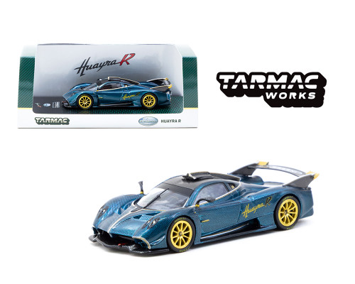 1/64 Tarmac Works Pagani Huayra R Monterey Car Week 2025 USA Event Special Edition (Turquoise Carbon Blue) Diecast Car Model 1/64 Tarmac Works Pagani Huayra R Monterey Car Week 2025 USA Event Special Edition (Turquoise Carbon Blue) Diecast Car Model