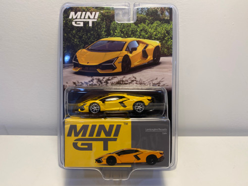 CHASE CAR 1/64 Mini GT Lamborghini Revuelto (Giallo Yellow) Diecast Car Model CHASE CAR 1/64 Mini GT Lamborghini Revuelto (Giallo Yellow) Diecast Car Model