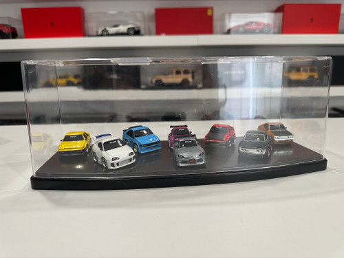 1/64 CarTuned 8-Car Set JDM Tuners Series 2 Assortment Diecast Car Models with Showcase 1/64 CarTuned 8-Car Set JDM Tuners Series 2 Assortment Diecast Car Models with Showcase