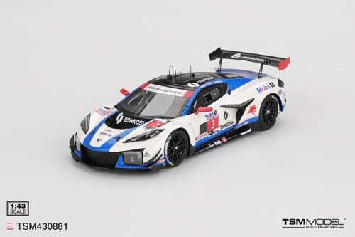 1/43 TSM 2025 Chevrolet Corvette Z06 GT3.R #3 Corvette Racing by Pratt Miller Motorsports 2025 IMSA Sebring 12 Hrs Car Model 1/43 TSM 2025 Chevrolet Corvette Z06 GT3.R #3 Corvette Racing by Pratt Miller Motorsports 2025 IMSA Sebring 12 Hrs Car Model
