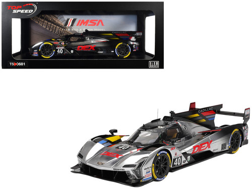 1/18 Top Speed 2025 Cadillac V-Series.R #40 Cadillac Wayne Taylor Racing 2025 IMSA Daytona 24 Hrs Car Model