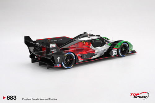 1/18 Top Speed 2025 Lamborghini SC63 #63 Automobili Lamborghini Squadra Corse 2025 IMSA Daytona 24 Hrs Car Model 1/18 Top Speed 2025 Lamborghini SC63 #63 Automobili Lamborghini Squadra Corse 2025 IMSA Daytona 24 Hrs Car Model
